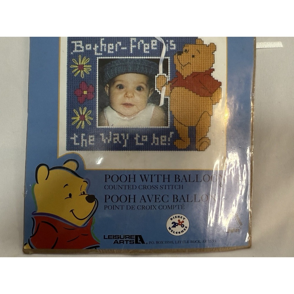 Leisure Arts Cross Stitch Winnie The Pooh With Balloon 13267 - Picture 2 of 5